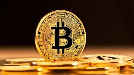 Monedas Bitcoin de oro; invierta en Bitcoin hoy.
